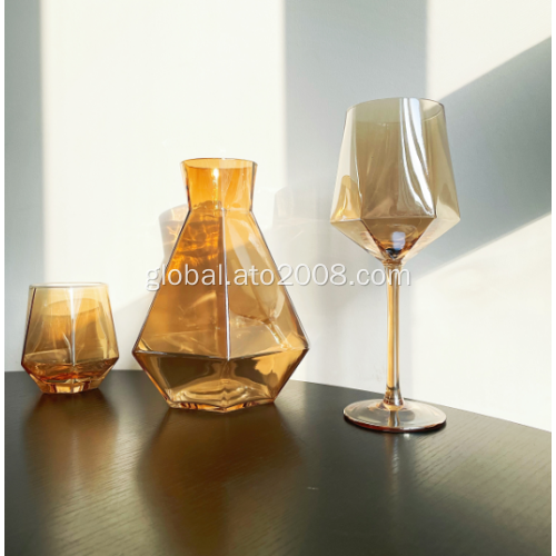 China Amber Wine Glass Set Wine Glasses Set Manufactory